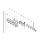 Lockwood 7726 Series Slide Arm & Rail Kit - Satin Stainless
