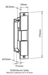 Lockwood ES200 Electric Strike 12VDC Fail Safe - Non Monitored
