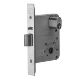 Lockwood 3572 Mortice Vestibule Lock Cylinder & Turn Adaptor - Satin Chrome