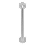 Lockwood 260 Series Exterior Blank Round Rose - P4 Pull Handle | Satin Stainless Steel