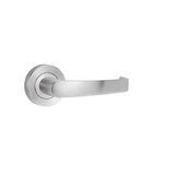 Lockwood Symphony 47 Lever On Interior Round Rose Half Set - Satin Chrome