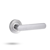 Lockwood Symphony Exterior Round Rose Half Set & Lever 106 - Satin Chrome