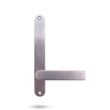 Lockwood 5905 Round End Plate with 59 Lever - Satin Chrome