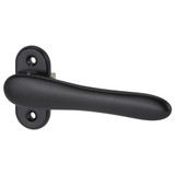 Lockwood Twin Bolt BF Lock+UNO Lp Escutcheon *No Rods* J001 - Black