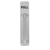 Lockwood 219 Interior Plate Pull Infill & P2 Pull Handle - Satin Stainess Steel