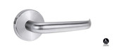 Lockwood 1370 Series 180 Lever On Round Rose Full Set - Satin Chrome