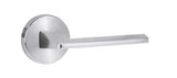 Lockwood 1370 Series 178 Lever On Round Rose Full Set - Satin Chrome