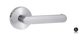 Lockwood 1370 Series 166 Lever On Round Rose Full Set - Satin Chrome