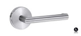 Lockwood 1370 Series 155 Lever On Round Rose Full Set - Satin Chrome