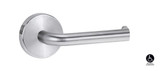 Lockwood 1370 Series 102 Lever On Round Rose Full Set - Satin Chrome