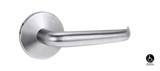 Lockwood 1360 Series 180 Lever On Round Rose Full Set - Satin Chrome