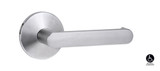 Lockwood 1360 Series 166 Lever On Round Rose Full Set - Satin Chrome