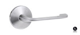 Lockwood 1360 Series 115 Lever On Round Rose Full Set - Satin Chrome
