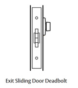 Lockwood 3573 Mortice Sliding Door Lock Turn Inside