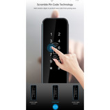 ML Ultra-Secua Digital Security Screen Door Lock (Black)