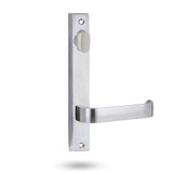 Lockwood 4904 Square End Plate with Turn & 131 Lever - Satin Chrome