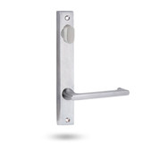 Lockwood 4904/118SC - Interior Narrow Plate - Square-End Brass - Lever 118 - Satin Chrome