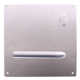 Lockwood 201 Interior Plate with Turn & 98 Lever - Right Hand - Satin Stainess Steel