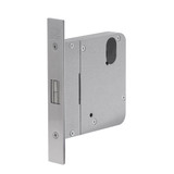 Lockwood 4573 Mortice Sliding Door Lock 89mm Backset - Satin Chrome