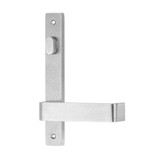 Lockwood 4904 Square End Plate with Turn & 90 Lever - Satin Chrome