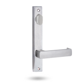 Lockwood 4904 Square End Plate with Turn & 76 Lever - Satin Chrome