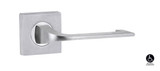 Lockwood Symphony 124 Lever On Square Rose Full Set - Satin Chrome