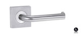 Lockwood Symphony 102 Lever On Square Rose Full Set - Satin Chrome