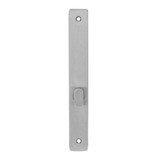 Lockwood 4706 Square End Plate with Turn - Satin Chrome