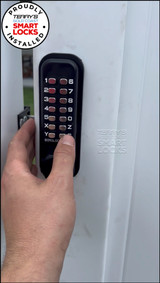 Borg Mechanical-Digital 2601 Marine Knob ECP Easi Code Change - 60mm BackSet - Black