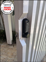 Borg Mechanical-Digital 2601 Marine Knob ECP Easi Code Change - 60mm BackSet - Black