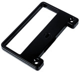 Whitco Bass Sliding - Satin Chrome Screen Door Dummy Pull - Black