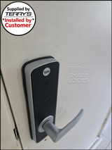 Yale Unity Entrance Smart Lock Fire Rated - Silver