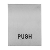 Lockwood 206 Exterior Plate Push Full Infill - Satin Stainess Steel