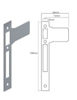 Lockwood Striker Bifold - Stainless Steel 72mm - Satin Stainless