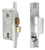 Lockwood L1700 Rebated Mortice Lock Narrow - Satin Chrome Pearl