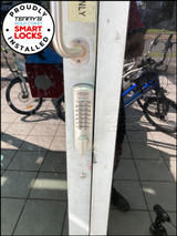 Lockwood 002DX Mechanical Digital Keypad Deadlatch with Lever for Opening Inwards Doors