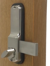 Borg Mechanical Digital BL2005SC – Knob Keypad – Rim-Fixed Deadbolt – Satin Chrome