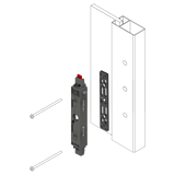 Interlock Albany Endeavour Sliding Door Lock - External Locking
