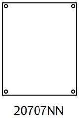 Lockwood 207 Interior Plate - Satin Stainless