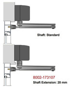 Lockwood 8002 Series Shaft Extensions 20mm