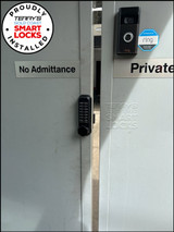 Borg Mechanical-Digital 2605 Marine Knob Rim Mount DeadBolt