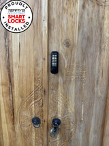 Borg Mechanical-Digital 2605 Marine Knob Rim Mount DeadBolt