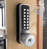 Borg BL2701SCECP Mechanical Digital Lock - Satin Chrome - EasiCode Pro with Key Override