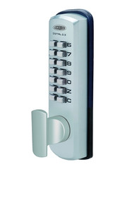 Lockwood DX Digital Keypad with 002 Dead Latch Open Out Strike with Lever