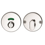 Lockwood 1370 Series Privacy Indicating Emergency Turn and Oval Turn Knob Escutcheon Kit