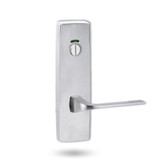 Lockwood 1814 Square Plate with Privacy Indicating Emergency Turn 123 Lever