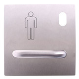 Lockwood 200 Series Exterior Plate - Cylinder Hole, Male Symbol & 96 Lever (Right Hand)