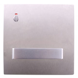 Lockwood 200 Exterior Plate with Privacy Indicating Emergency Turn & 90 Lever - Left Hand