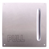 Lockwood 201 Interior Plate Pull Outline with 75 Pull Handle - Left Hand