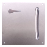 Lockwood 201 Interior Plate with DDA Turn P1 Pull Handle - Satin Chromeltr - Left Hand